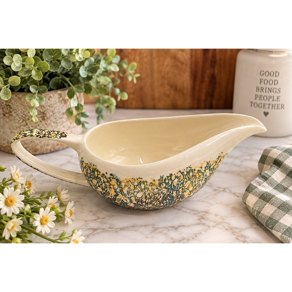 Vernonware Hawaiian Coral Poppytrail Gravy boat Cottagecore MCM